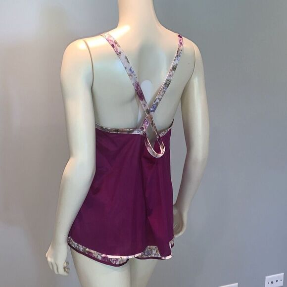 Vintage Satin Pajama Two Piece Set Size Large - Picture 5 of 12